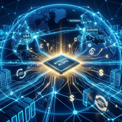 Nscale 00M revolving credit facility - GPU cloud infrastructure network spanning US, Europe, and Norway