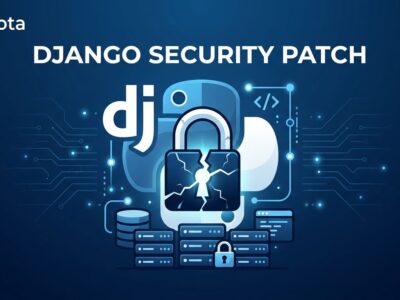 Django security patch 6.0.7 and 5.2.16 fixing CVE-2026-48588 cache poisoning vulnerability illustration