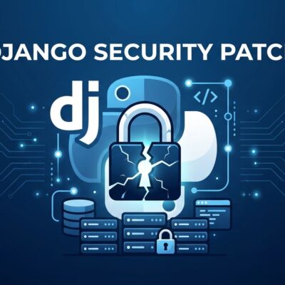 Django security patch 6.0.7 and 5.2.16 fixing CVE-2026-48588 cache poisoning vulnerability illustration