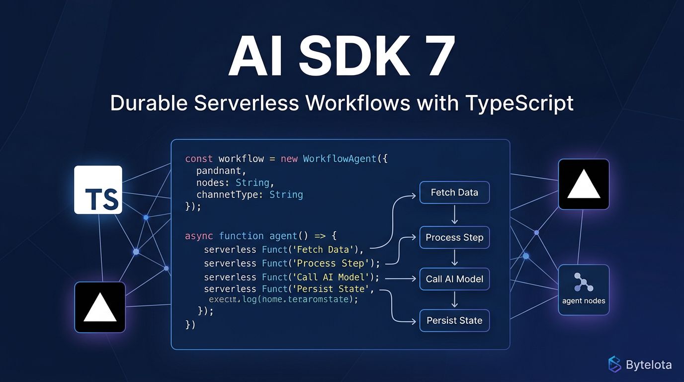 Vercel AI SDK 7: Production Agents That Survive Deploys