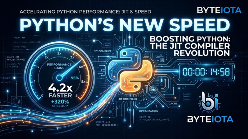 Python JIT compiler crisis: Steering Council gives six-month deadline for PEP 836 or JIT gets removed from CPython main branch