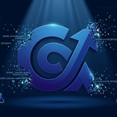 Claude Code logo with invisible Unicode markers dispersing from edges, revealing hidden API request fingerprinting