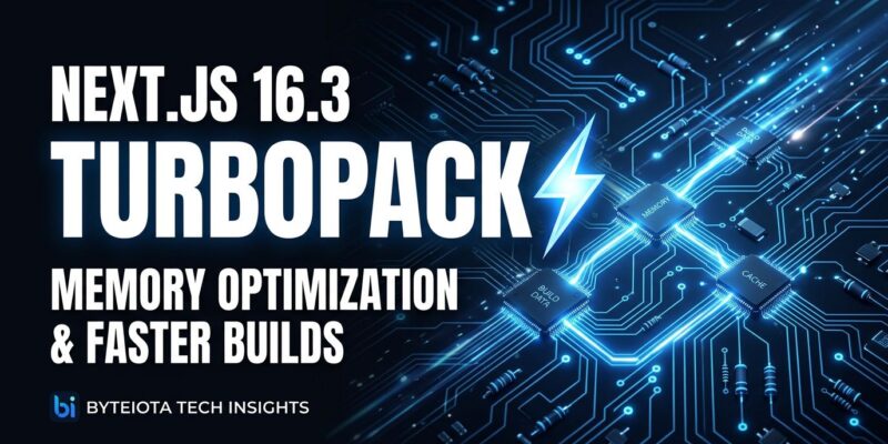 Next.js 16.3 Turbopack memory eviction and build cache featured image