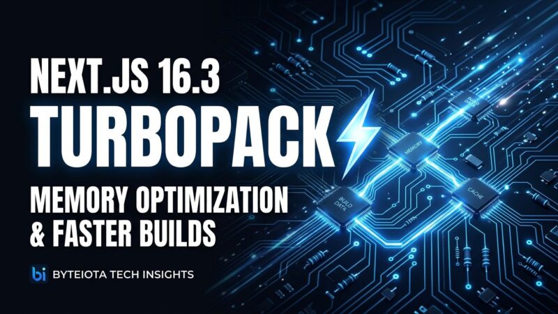 Next.js 16.3 Turbopack memory eviction and build cache featured image