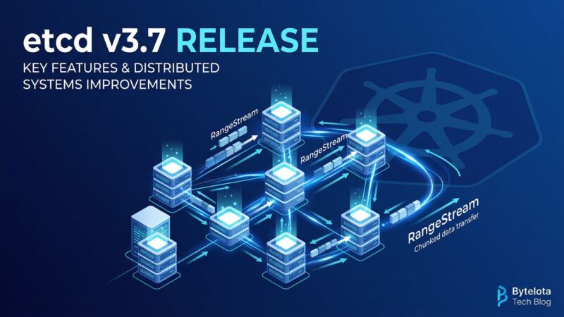 etcd v3.7.0 release featuring RangeStream streaming data flow and distributed cluster visualization