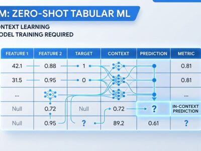 Google TabFM zero-shot tabular foundation model for machine learning predictions without training