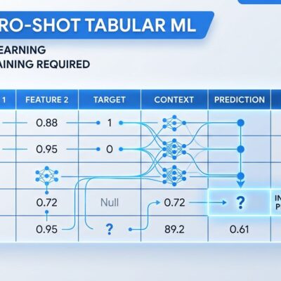 Google TabFM zero-shot tabular foundation model for machine learning predictions without training