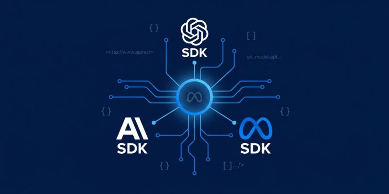 Meta Model API connection diagram showing OpenAI and Anthropic SDK compatibility with Muse Spark 1.1