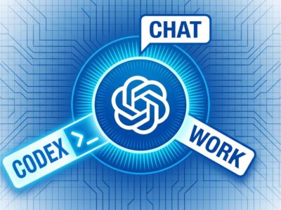ChatGPT Work interface showing three unified modes — Chat, Work, and Codex — in the new OpenAI desktop app