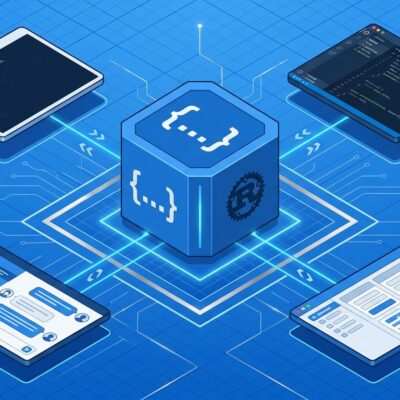 Isometric illustration of the Codex App Server hub connecting CLI, VS Code, macOS app, and ChatGPT Work surfaces via bidirectional JSON-RPC protocol lines