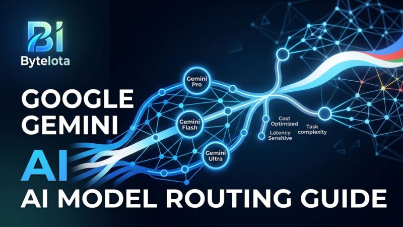 Gemini 3.5 Pro routing decision guide showing AI model comparison with Pro, Flash, and Fable 5 paths