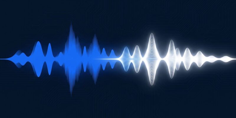 Visualization of two simultaneous audio streams representing GPT-Live-1 full-duplex voice architecture