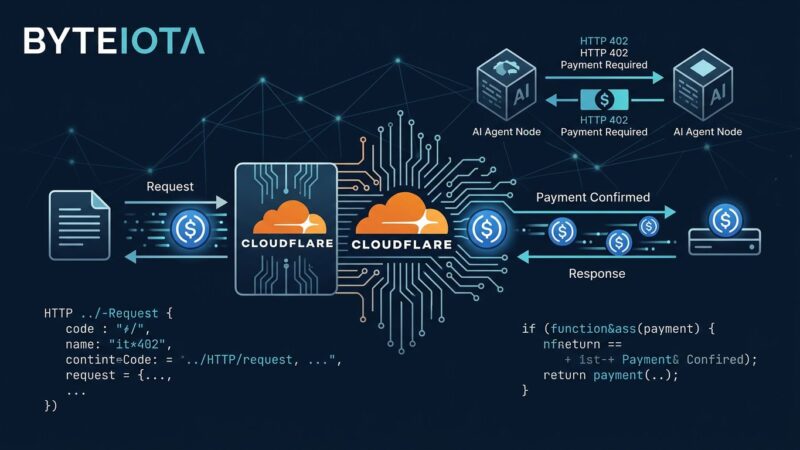 Cloudflare Monetization Gateway with x402 payment protocol for APIs and MCP tools