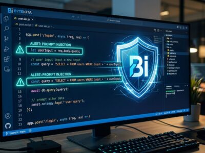 CodeQL static analysis detecting prompt injection vulnerabilities in JavaScript AI code