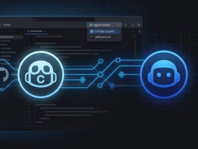 GitHub Copilot native agent picker in JetBrains AI Assistant IDE interface