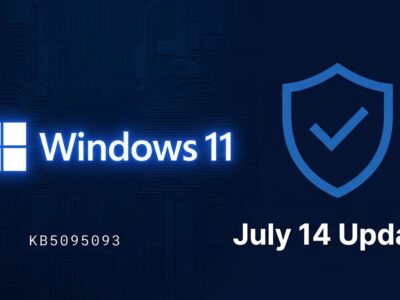 Windows 11 July 2026 update KB5095093 featuring Point-in-time Restore and Kerberos RC4 enforcement