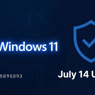 Windows 11 July 2026 update KB5095093 featuring Point-in-time Restore and Kerberos RC4 enforcement