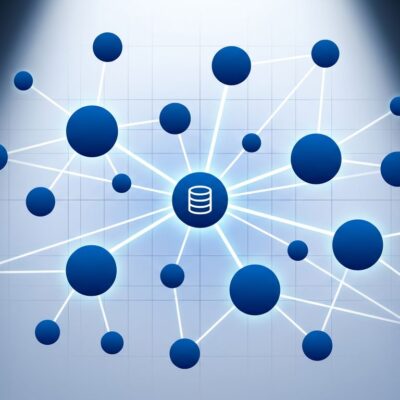 Graph network visualization showing interconnected nodes representing YouTrackDB graph database by JetBrains