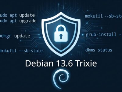 Debian 13.6 Trixie secure boot and security fixes illustration