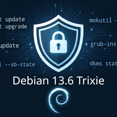 Debian 13.6 Trixie secure boot and security fixes illustration