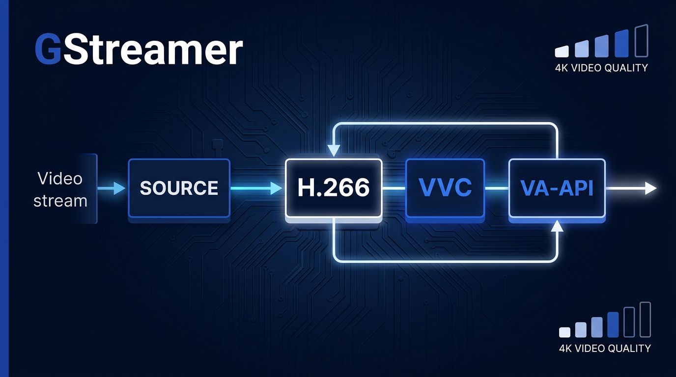 GStreamer releases hardware-accelerated H.266 decoding for production streaming pipelines