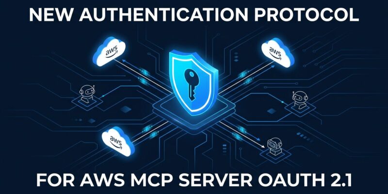 AWS MCP Server OAuth 2.1 secure authentication flow diagram