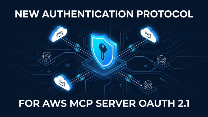 AWS MCP Server OAuth 2.1 secure authentication flow diagram