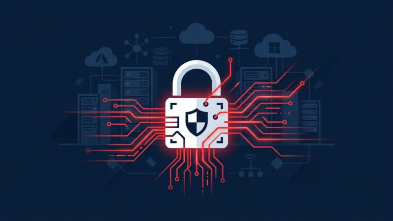 Cybersecurity illustration showing OAuth identity attack bypassing Microsoft Entra ID cloud security locks