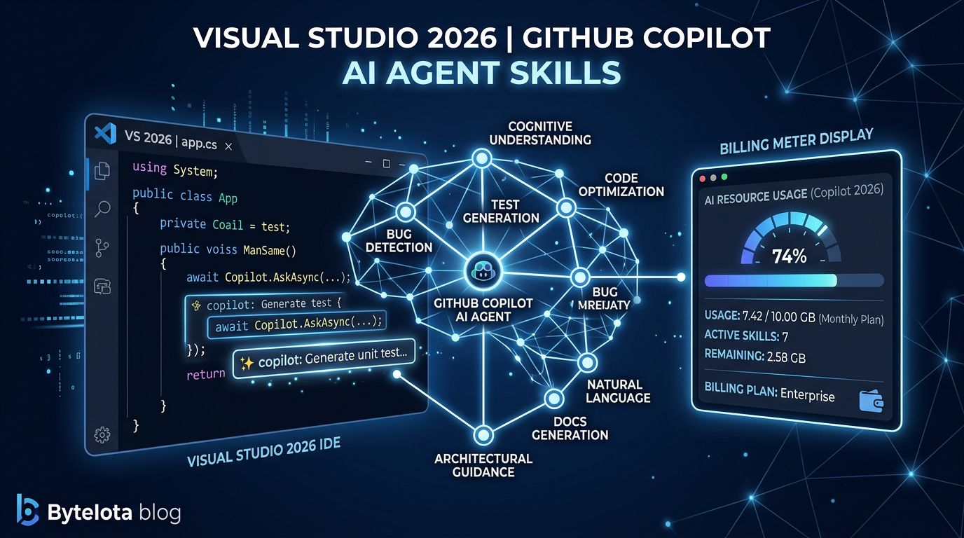 Visual Studio 2026 July Update: Agent Skills and Copilot Billing Fix