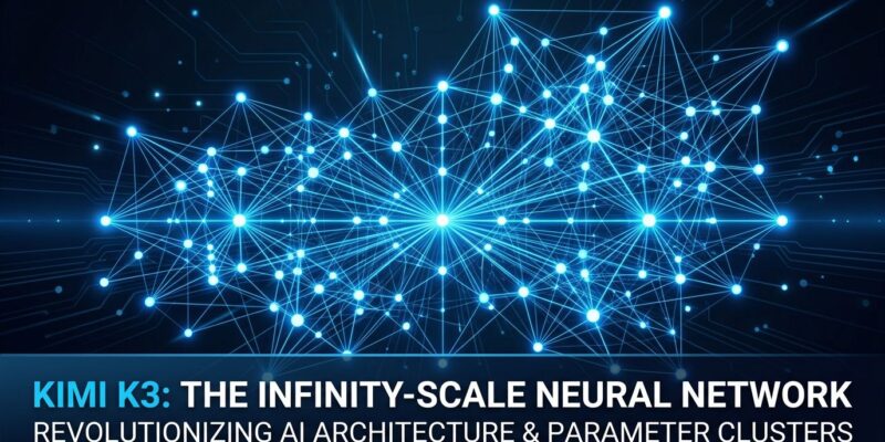 Kimi K3 2.8 trillion parameter open-weight model visualization