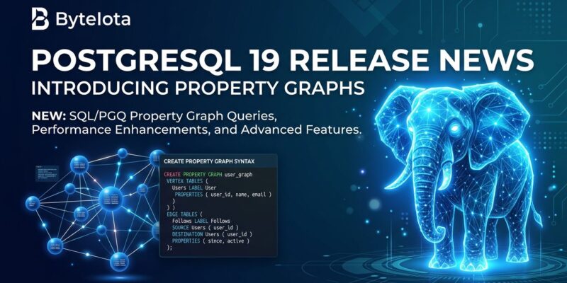 PostgreSQL 19 Beta 2 release - native graph queries SQL/PGQ and REPACK CONCURRENTLY