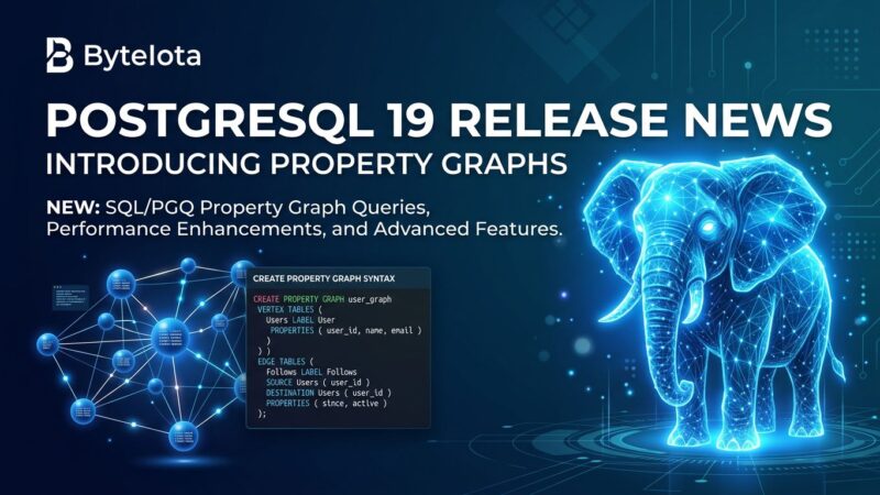 PostgreSQL 19 Beta 2 release - native graph queries SQL/PGQ and REPACK CONCURRENTLY