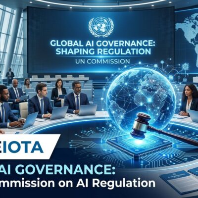 UN AI for Good Commission with tech CEOs Jensen Huang Andy Jassy Jack Clark governing AI globally