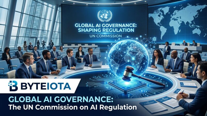 UN AI for Good Commission with tech CEOs Jensen Huang Andy Jassy Jack Clark governing AI globally