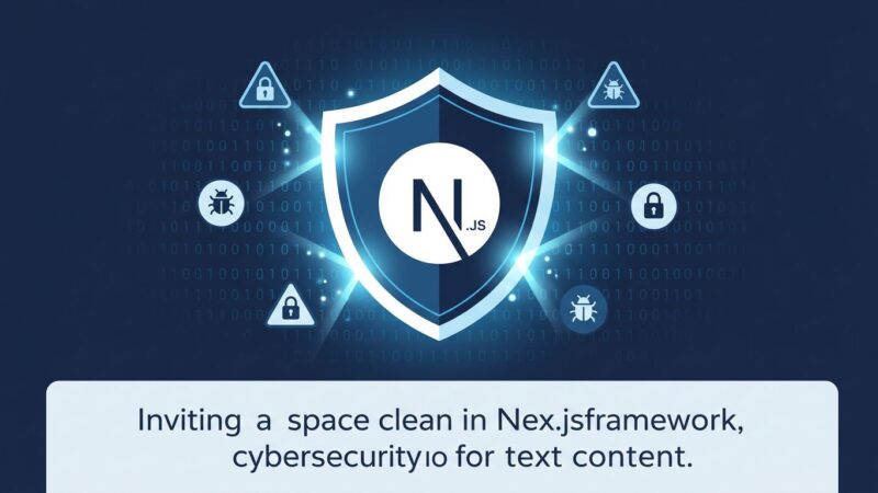 Next.js security shield protecting against vulnerabilities