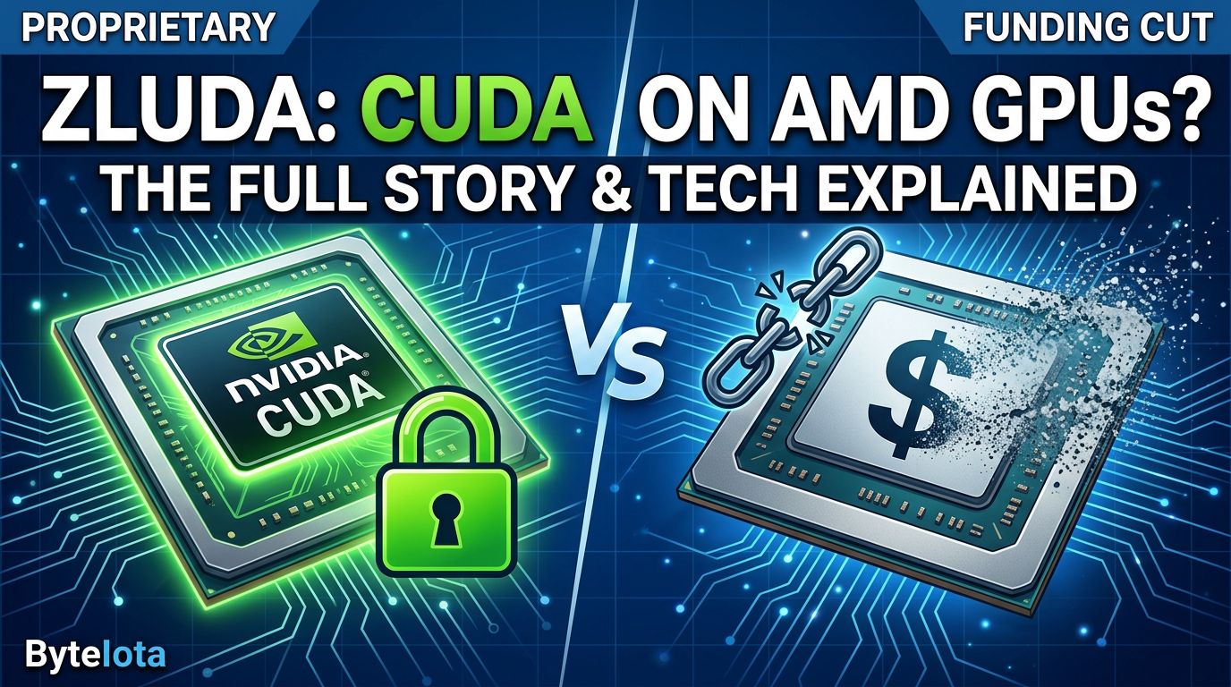 ZLUDA 6: AMD’s CUDA Alternative Loses Funding Again