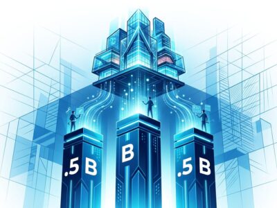 Three investment pillars representing AWS, Microsoft, and Anthropic's billion-dollar bets on enterprise AI implementation