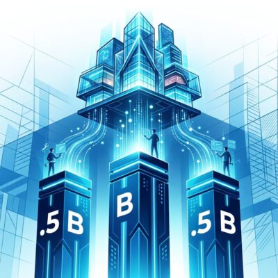 Three investment pillars representing AWS, Microsoft, and Anthropic's billion-dollar bets on enterprise AI implementation