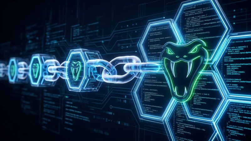 ViteVenom malicious npm packages using blockchain C2 infrastructure to deliver remote access trojans targeting Vite developers
