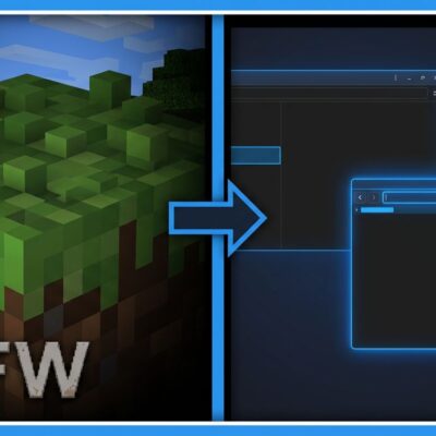 Split-screen comparison showing GLFW on left and SDL3 native Wayland on right for Minecraft Java Edition