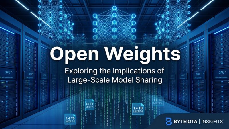 Kimi K3 2.8 trillion parameter open weights release visualization with GPU server cluster and neural network nodes