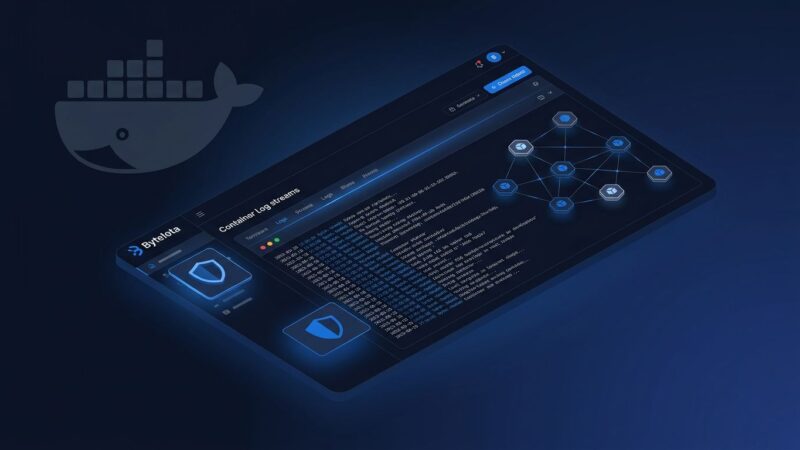 DockLog self-hosted Docker and Kubernetes log viewer dashboard with RBAC and real-time WebSocket log streaming