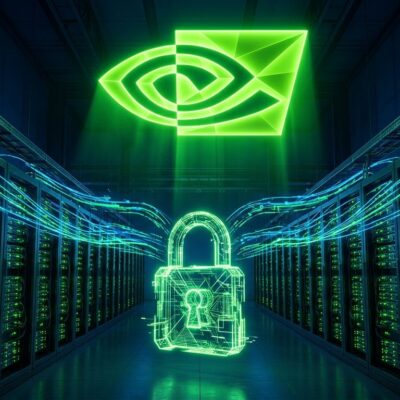 NVIDIA data center with AI safety concept representing the NVIDIA and Safe Superintelligence partnership