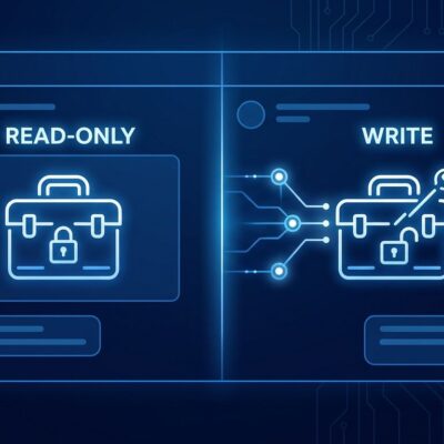 Illustration showing dynamic tool addition and removal in a Claude API conversation flow, with locked and unlocked toolbox icons on a dark blue background