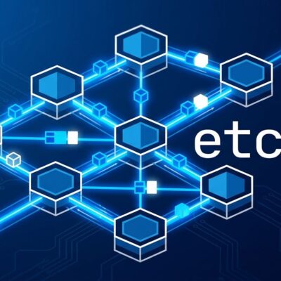 Distributed cluster nodes with blue streaming data packets representing etcd v3.7 RangeStream architecture