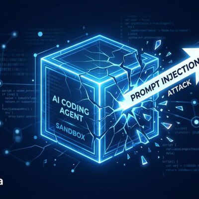 Fractured sandbox cube representing DuneSlide CVE-2026-50548 CVE-2026-50549 Cursor IDE prompt injection vulnerability