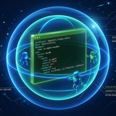 NVIDIA OpenShell sandboxing AI agents with kernel-level isolation — YAML policy containment rings around agent processes