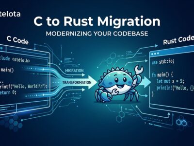 Visualization of the Rust compiler translated into C code, showing the crustc project by FractalFir