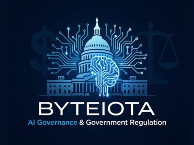 US Capitol building with AI neural network overlay representing OpenAI government equity stake and AI regulation