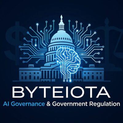 US Capitol building with AI neural network overlay representing OpenAI government equity stake and AI regulation